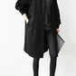 Stretch Coat with Subtle Waist Shaping and Breathable Knit, Machine Washable