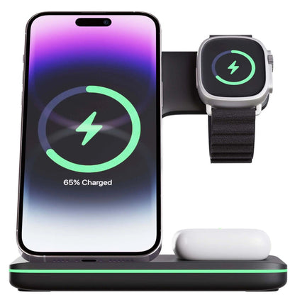 3-in-1 Apple Charger Dock for iPhone, Watch and AirPods
