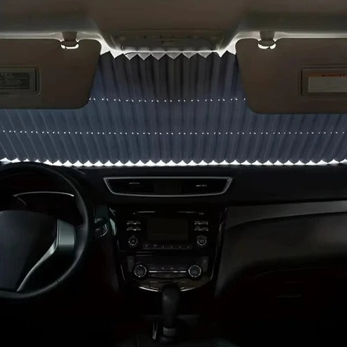 Quick Deploy Car Sunshade with Retractable Design