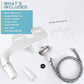 Toilet Bidet Attachment with Retractable Nozzles and Adjustable Water Pressure