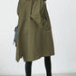 Stretch Coat with Subtle Waist Shaping and Breathable Knit, Machine Washable