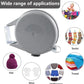 Retractable Clothesline with Swivel Base and Automatic Retraction, 472  Inches