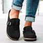 Women's Buckled Sandals with Arch Support and Adjustable Closure