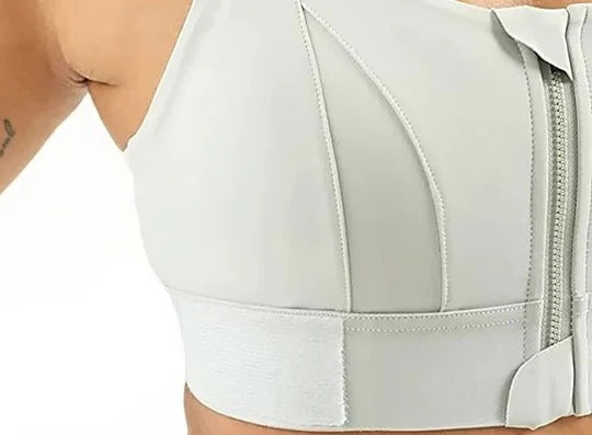 High Support Front-Zip Sports Bra for Active and Everyday Wear