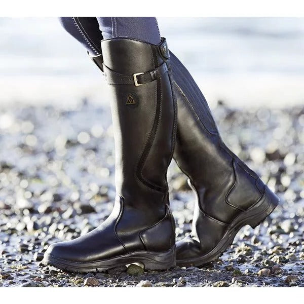 Women's Water-Resistant Boots with Removable Insole and Traction Rubber Sole, 12in Shaft