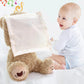 Interactive Baby Plush with Peek-A-Boo Motion and Soothing Melodies, Removable Cover