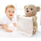 Interactive Baby Plush with Peek-A-Boo Motion and Soothing Melodies, Removable Cover