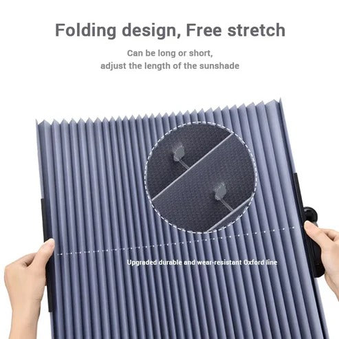 Quick Deploy Car Sunshade with Retractable Design