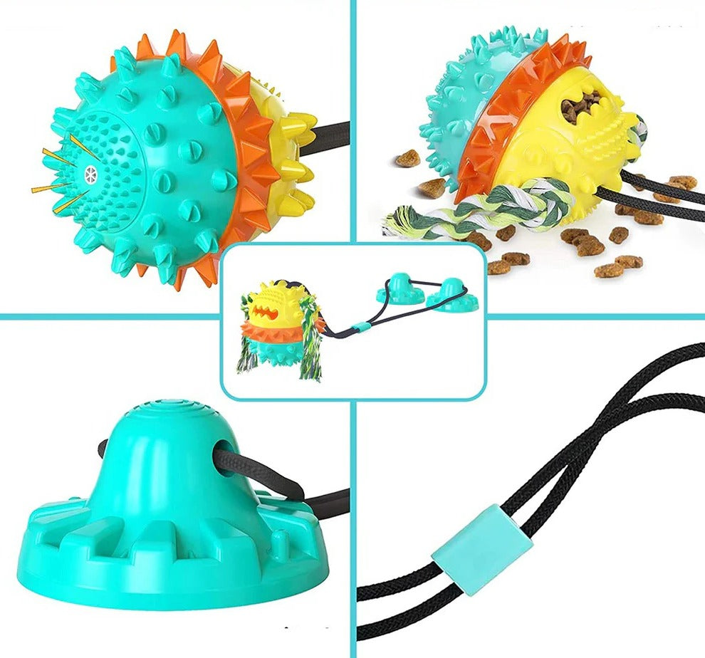 Self Moving Pet Toy with Chew Bars and Rolling Action for All Sizes
