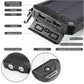 Solar Power Bank with Dual USB and Built-In LEDs, 500000mAh Weather Resistant