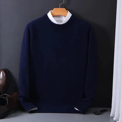 Men’s Crew Neck Jumper for Cold Weather Daily Wear