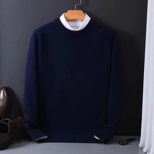 Men’s Crew Neck Jumper for Cold Weather Daily Wear