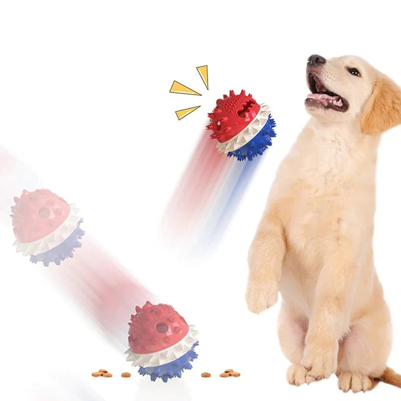 Self Moving Pet Toy with Chew Bars and Rolling Action for All Sizes