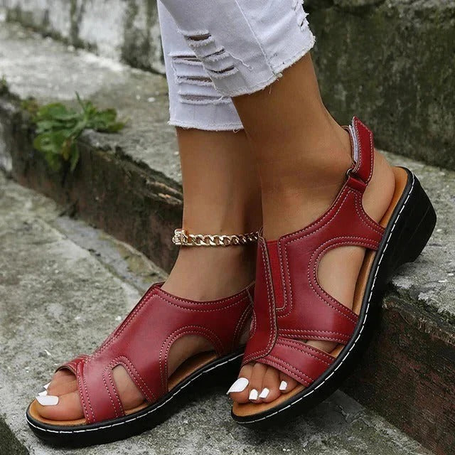 Women’s Supportive Wedge Sandals for Daily Comfort and Lift