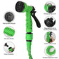 Expandable Garden Hose with Seven Spray Nozzle and Flow Control Lever