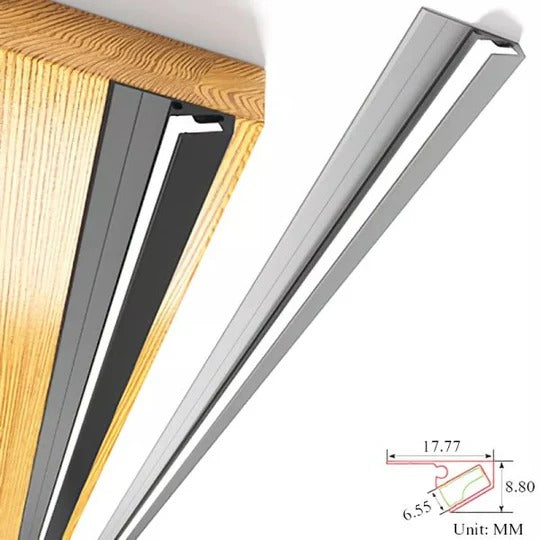 45 Degree LED Under Cabinet Lighting Bars with Invisible Ultra-Thin Design