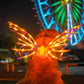 Motorized Fairy Wings with LED Lights and Flapping Action for Kids