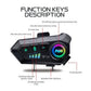 Motorcycle Helmet Bluetooth Headset for Music, Calls, and GPS Navigation