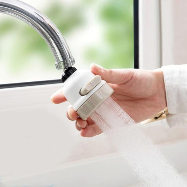 Faucet Sprayer Attachment with 360 Degree Rotation and Adjustable Extension