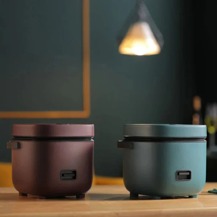 Compact Rice Cooker with Steamer Tray and Keep Warm Function, 1.2 Quart