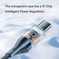 Fast Charging USB Type-C Cable With Power Display for Device Charging