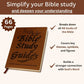 Scripture Study Journal with 66-Book Summaries and Reflection Space