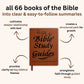 Scripture Study Journal with 66-Book Summaries and Reflection Space