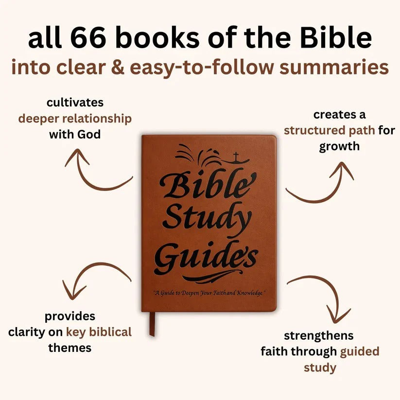 Scripture Study Journal with 66-Book Summaries and Reflection Space