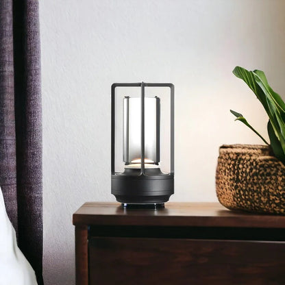 Rechargeable Table Lamp with Stepless Dimming and Adjustable Color Temperature