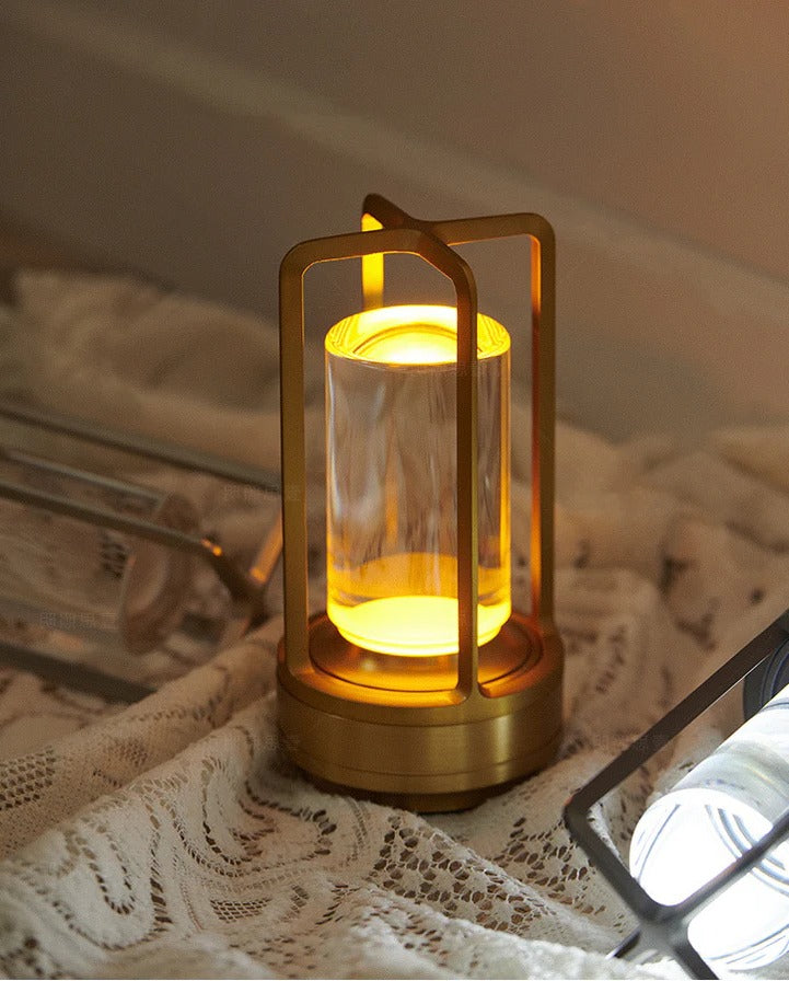Rechargeable Table Lamp with Stepless Dimming and Adjustable Color Temperature