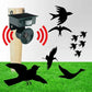 Solar Bird Repeller with PIR Motion Sensor and Sound Deterrent, Weatherproof