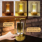 Rechargeable Table Lamp with Stepless Dimming and Adjustable Color Temperature