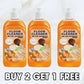 Floor Cleaner with Plant-Based Formula and Lemon Scent, Multi-Surface Concentrate 3.38 oz