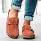 Women's Buckled Sandals with Arch Support and Adjustable Closure