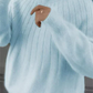 Women's Knit Sweater with Crew Neck and Full Length Sleeves, Hip Coverage