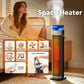 2000W Space Heater, 2 in 1 Ceramic Tower Heater with Humidifier and 3D Flame Effect for Large Room Bedroom Office Home