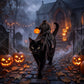 Headless Horseman Pet Costume, Halloween Costume for Cats and Dogs, Parties and Dress Up