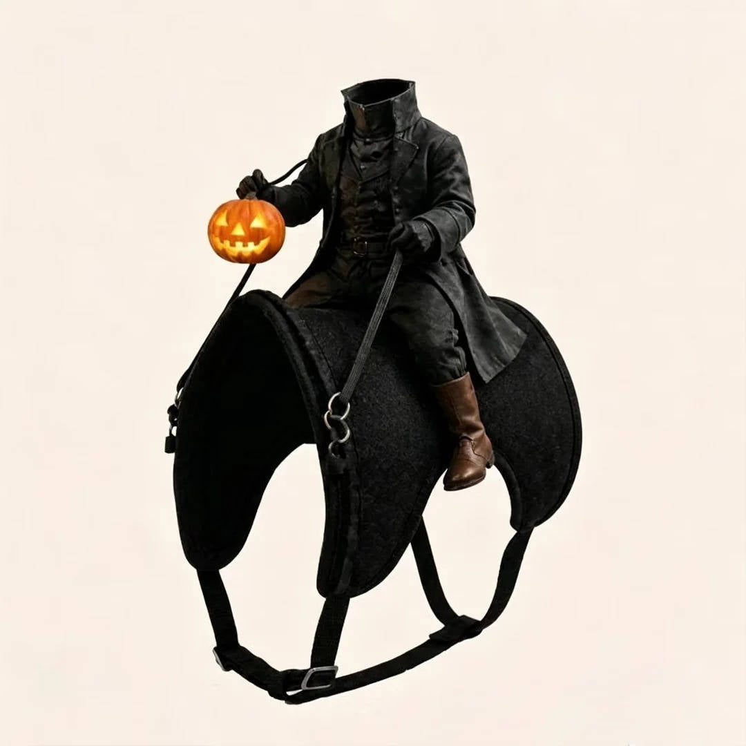 Headless Horseman Pet Costume, Halloween Costume for Cats and Dogs, Parties and Dress Up
