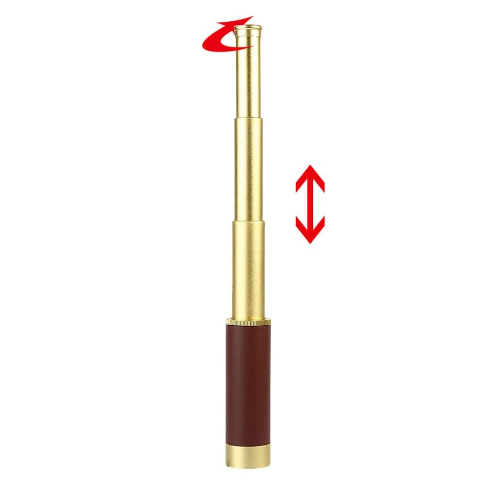 High Definition Monocular Spyglass Pirates Telescope, Portable Long Range Monocular Scope
