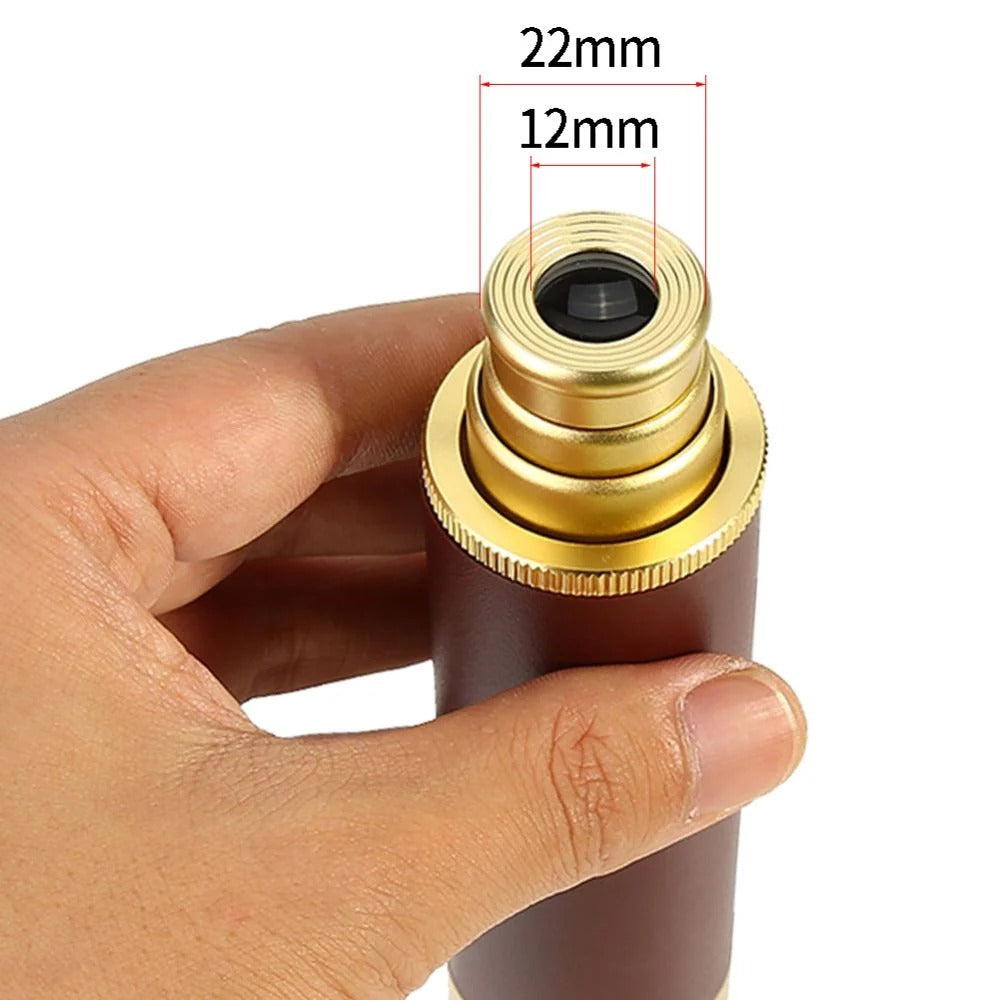 High Definition Monocular Spyglass Pirates Telescope, Portable Long Range Monocular Scope