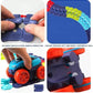 LED Race Track for Kids with Flexible Modular Track and Anti-Tip Car, USB Rechargeable