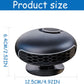 12V Car Heater, 150W Cigarette Lighter Defroster & Defogger, 360° Rotating Portable Fast Heater for Windshield