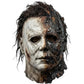 Adult Slasher Mask, White Realistic Latex Horror Mask for Halloween Cosplay and Costume Parties