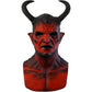 Demon Mask, Realistic Latex Mask with Horns for Halloween Cosplay and Costume Parties
