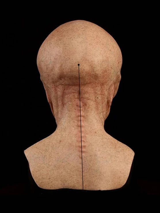 Adult Alien Mask, Area 51 Full Head Latex Mask for Halloween Cosplay Costume Parties