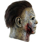 Adult Slasher Mask, White Realistic Latex Horror Mask for Halloween Cosplay and Costume Parties