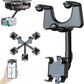 Universal Car Phone Holder Hands Free, Rearview Mirror Adjustable Smartphone Mount
