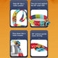 LED Race Track for Kids with Flexible Modular Track and Anti-Tip Car, USB Rechargeable