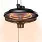 1500W Electric Ceiling Heater, Indoor Outdoor Hanging Heater for Home Patio Gazebo and Greenhouse