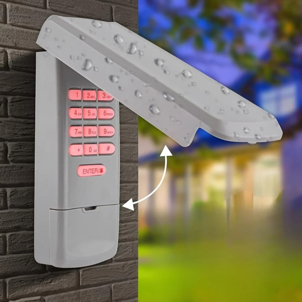 Universal Garage Opener Keypad, Side Mount Wireless Garage Door Opener Keypad Control